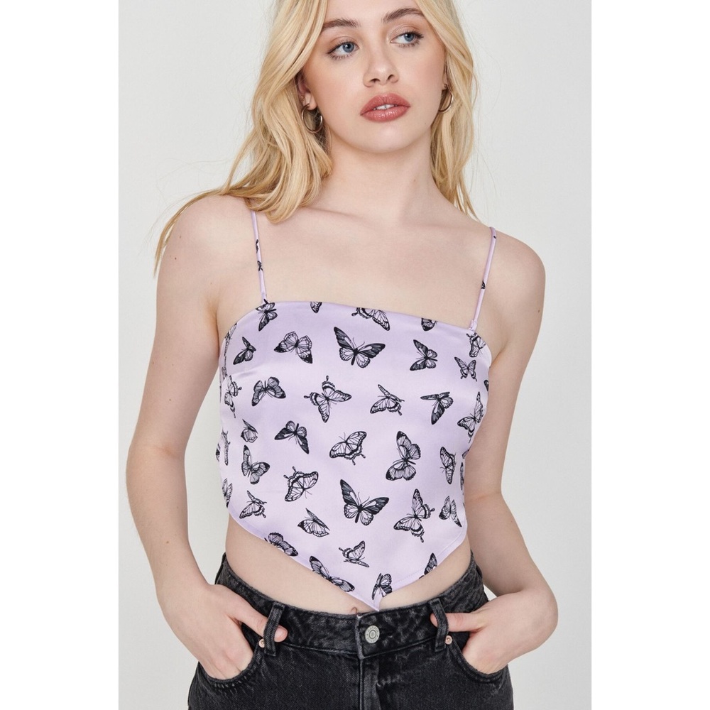 Butterfly Handkerchief Top